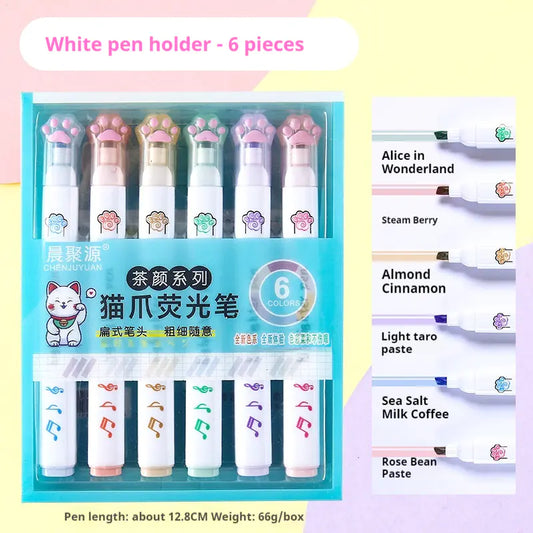 Paw Highlighter Set - 6 Colors